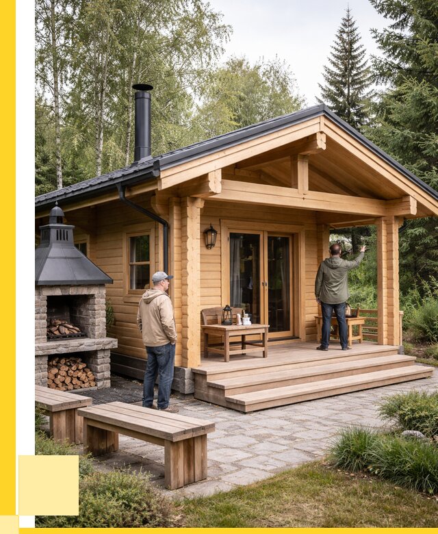 Деревянные бани под ключ в Заинске от 457605 р. | ЭриданЗнс