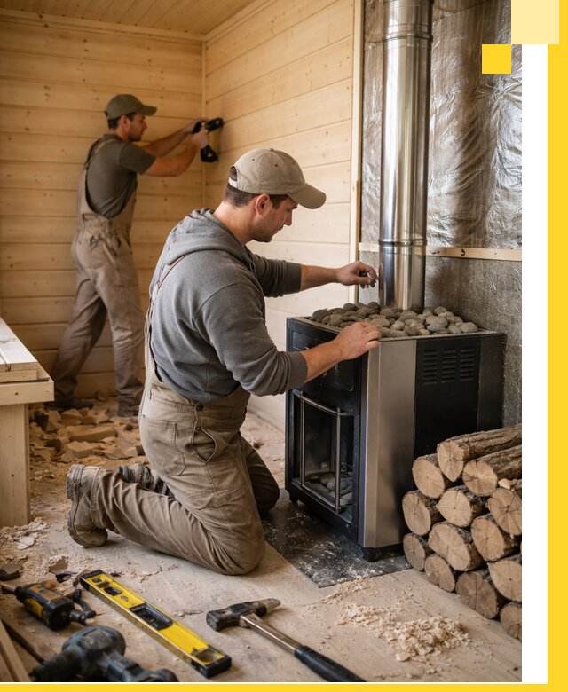 Строительство деревянных бань под ключ в Заинске проекты и монтаж