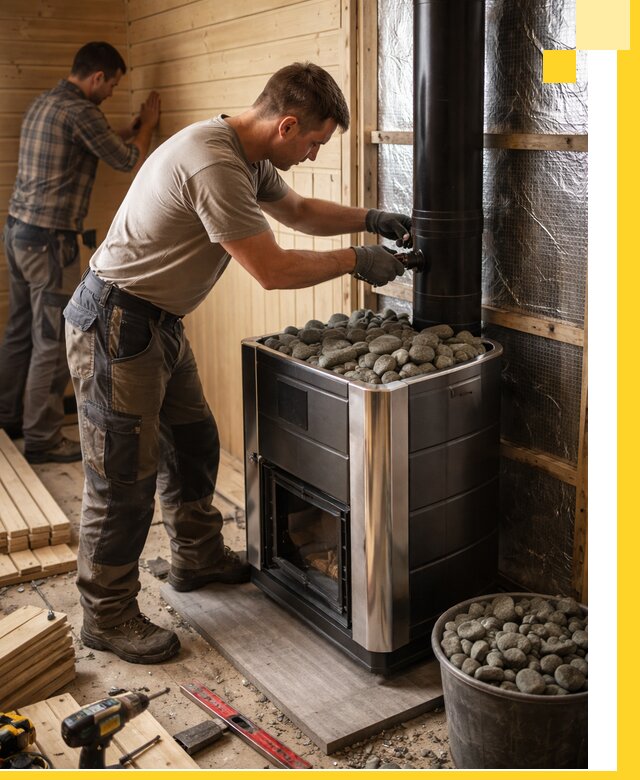 Проектирование и строительство парилок для бани в Заинске под ключ