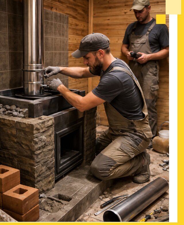 Изготовление и установка банных печей под ключ в Заинске