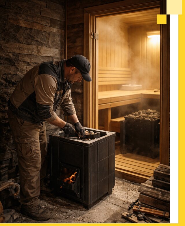 Строительство бани с сауной под ключ в Заинске от проекта до сдачи