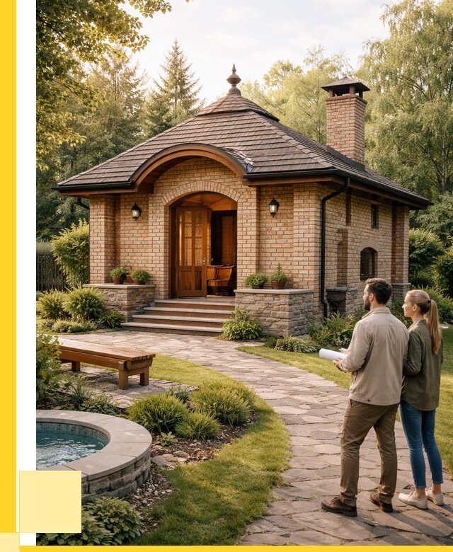 Проект кирпичной бани в Заинске от 30507 р. | ЭриданЗнс