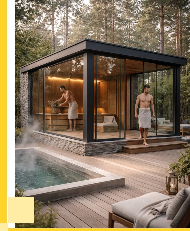 Стеклянные бани и двери в Заинске от 457605 р. | ЭриданЗнс