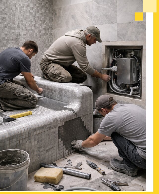 Проекты хамамов под ключ в Заинске и дизайн и строительство