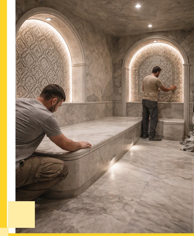 Турецкие бани под ключ в Заинске от 254225 р. | ЭриданЗнс