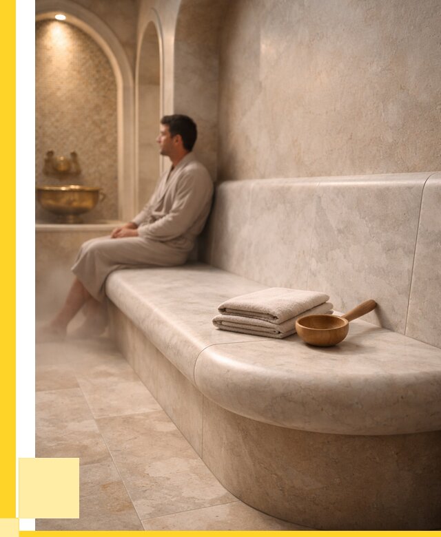 Сиденья для хамама в Заинске под ключ от 12203 р. | ЭриданЗнс