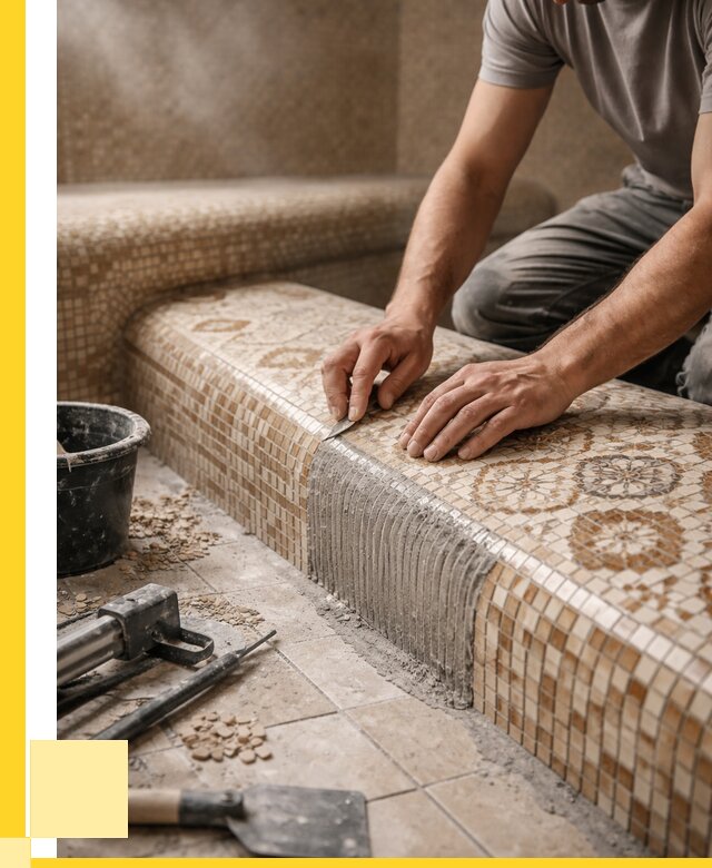 Плитка для хамама под ключ в Заинске от 3559 р. | ЭриданЗнс