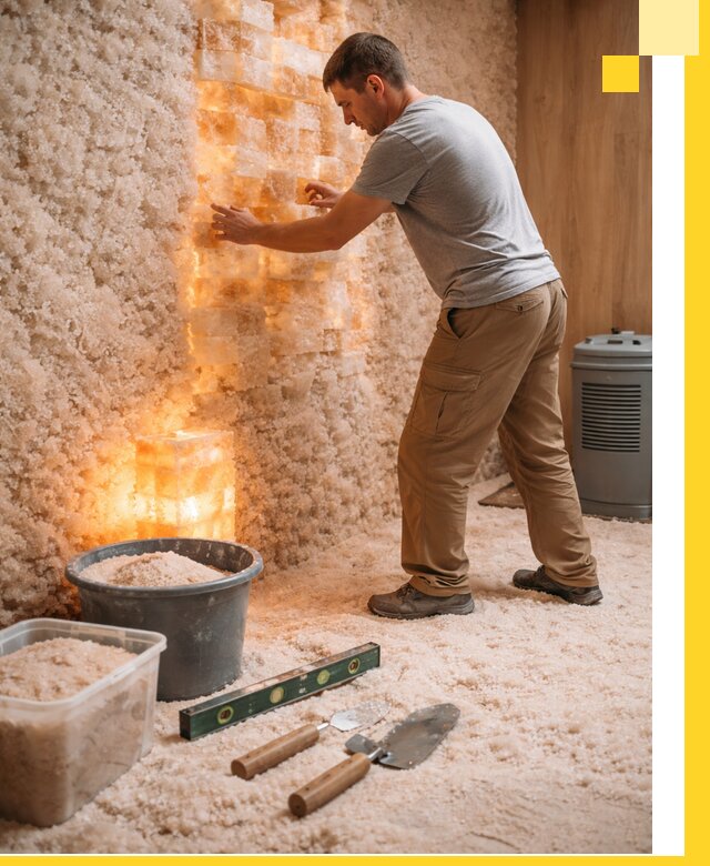 Проектирование и монтаж соляных комнат в Заинске под ключ