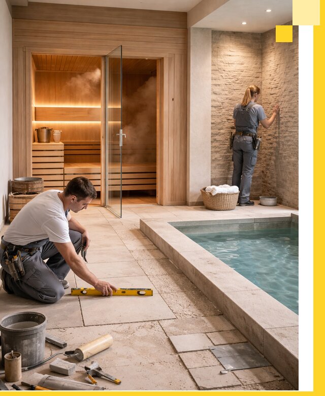 Комплексный дизайн и отделка интерьеров SPA под ключ в Заинске